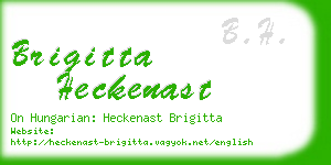 brigitta heckenast business card